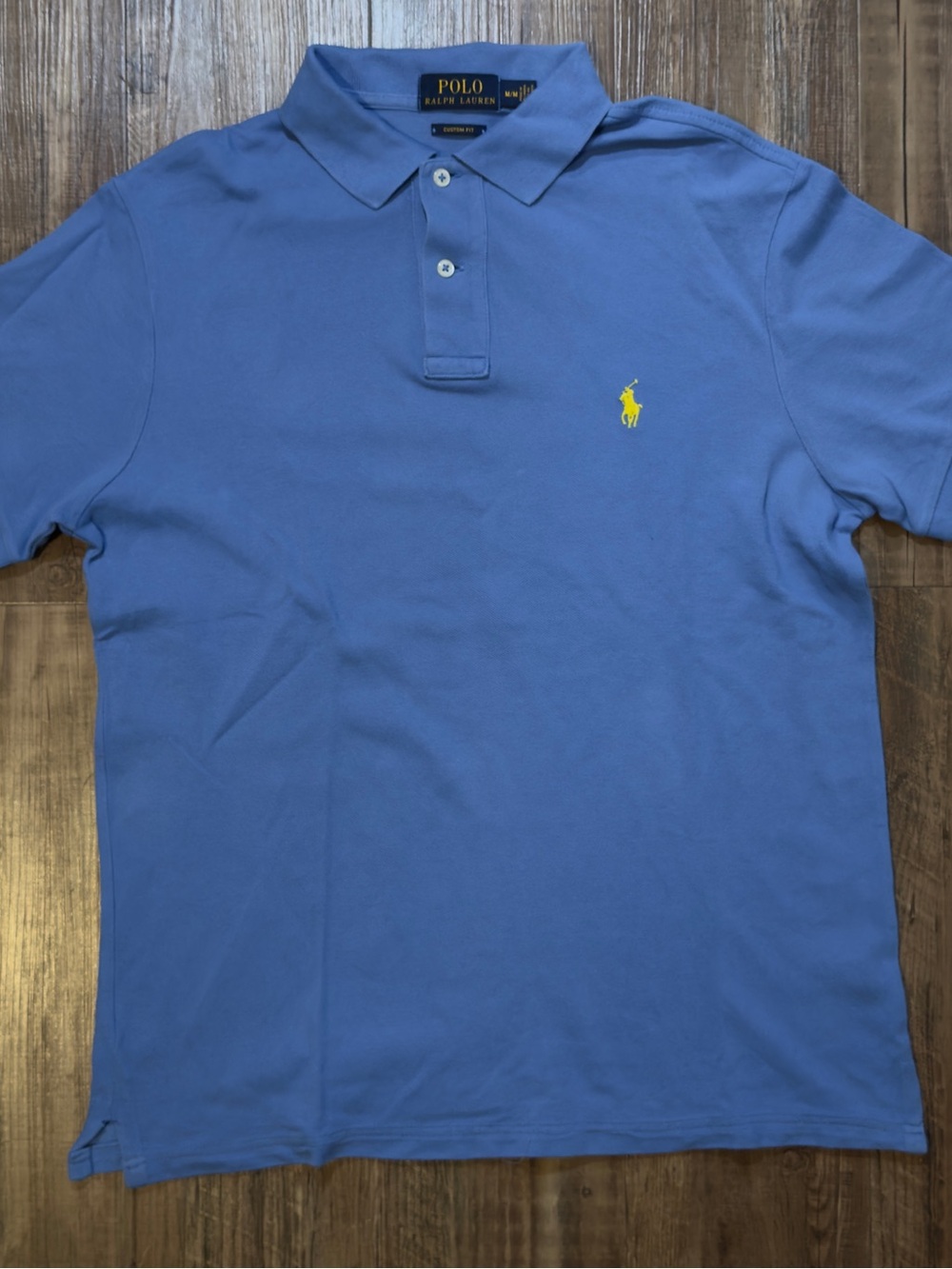 Ralph Lauren Men’s Light Blue Polo with Yellow Pony Logo